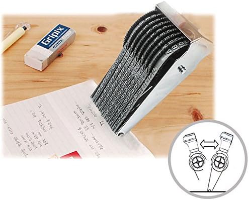 8 Digits & 26 Alphabet Rolling Stamp Personalized English Alphabet Number Symbol Scrapbooking DIY Rubber Stationery Office Table Décor — view 3