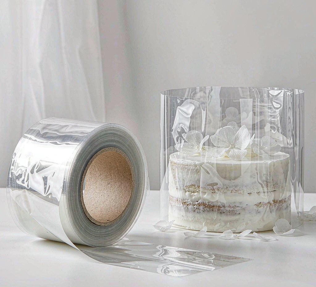 Cake Collars 8 x 394inch, Acetate Rolls, Clear Cake Strips, Transparent Cake Rolls, Mousse Cake Acetate Sheets for Chocolate Mousse Baking, Cake Decorating — BUTEFO